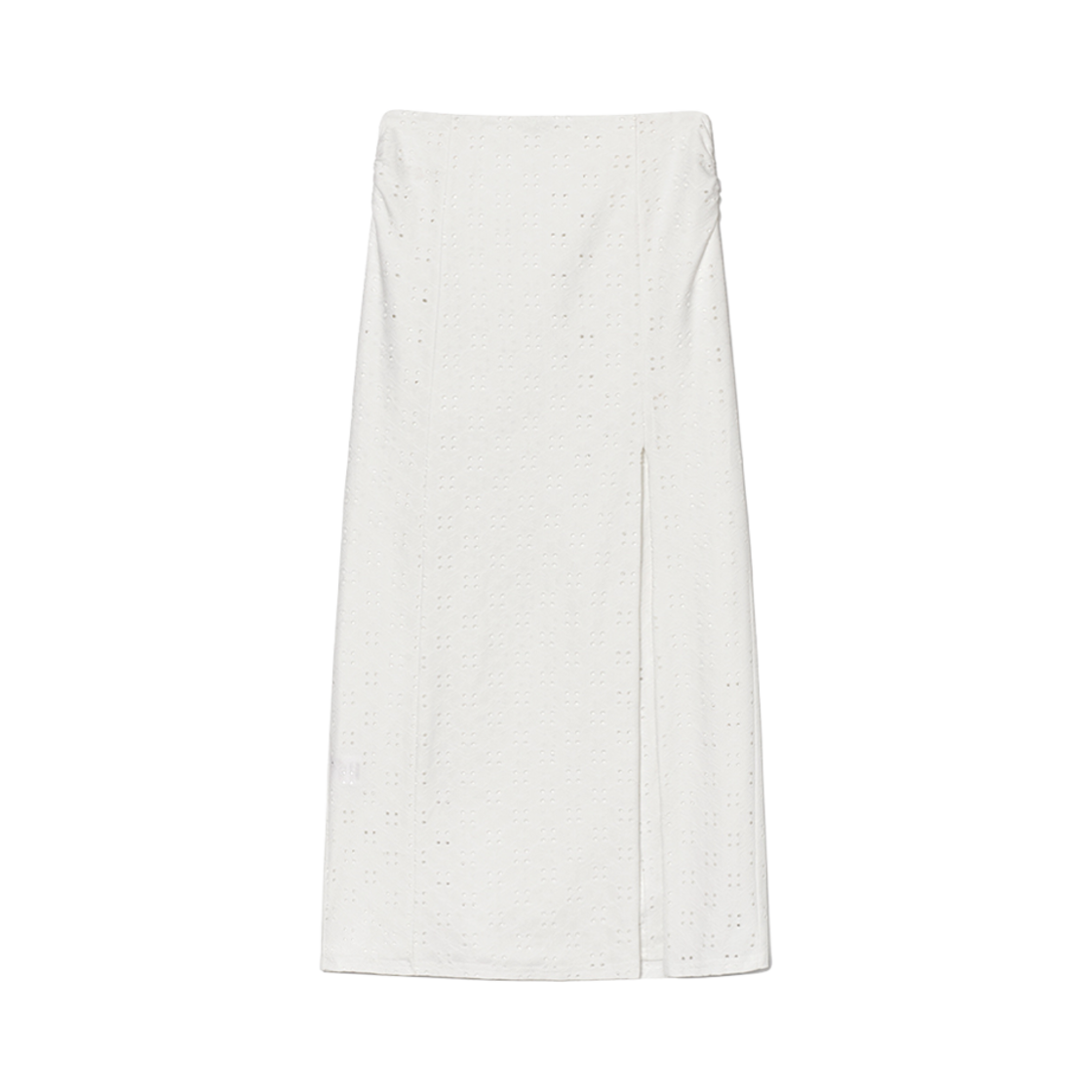 (W) 글로니 데본 아일렛 롱 스커트 화이트((W) Glowny Devon Eyelet Long Skirt White) - 2
