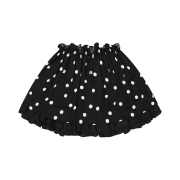 FLETTA Frill Dot Mini Skirt Black