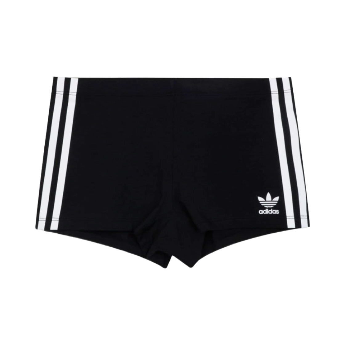 (W) 아디다스 스트라이프 바이커 박서 블랙 - KR 사이즈