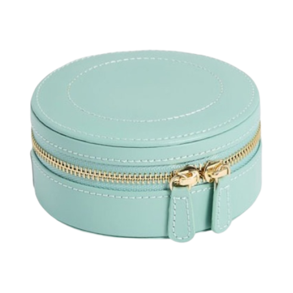 392330 Wolf 1834 Sophia Round Zip Case Jade