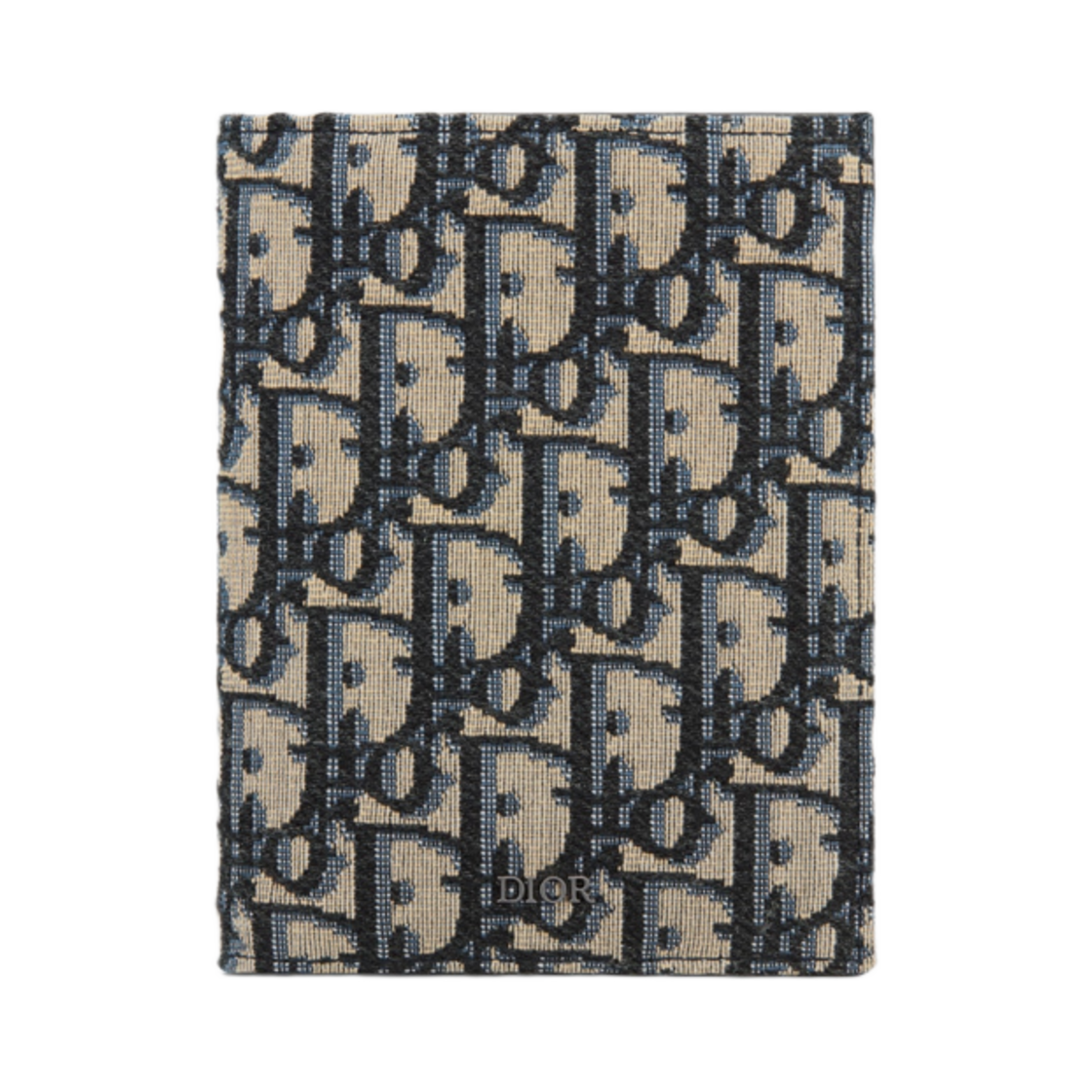디올 패스포트 커버 베이지 블랙 디올 오블리크 자카드(Dior Passport Cover Beige Black Dior Oblique Jacquard) - 1