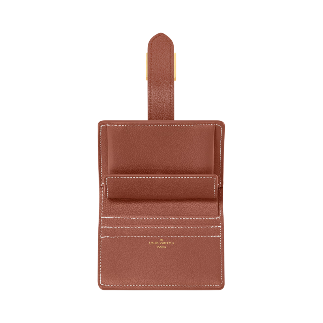 (W) 루이비통 로우 키 컴팩트 월렛 꼬냑((W) Louis Vuitton Low Key Compact Wallet Cognac) - 2