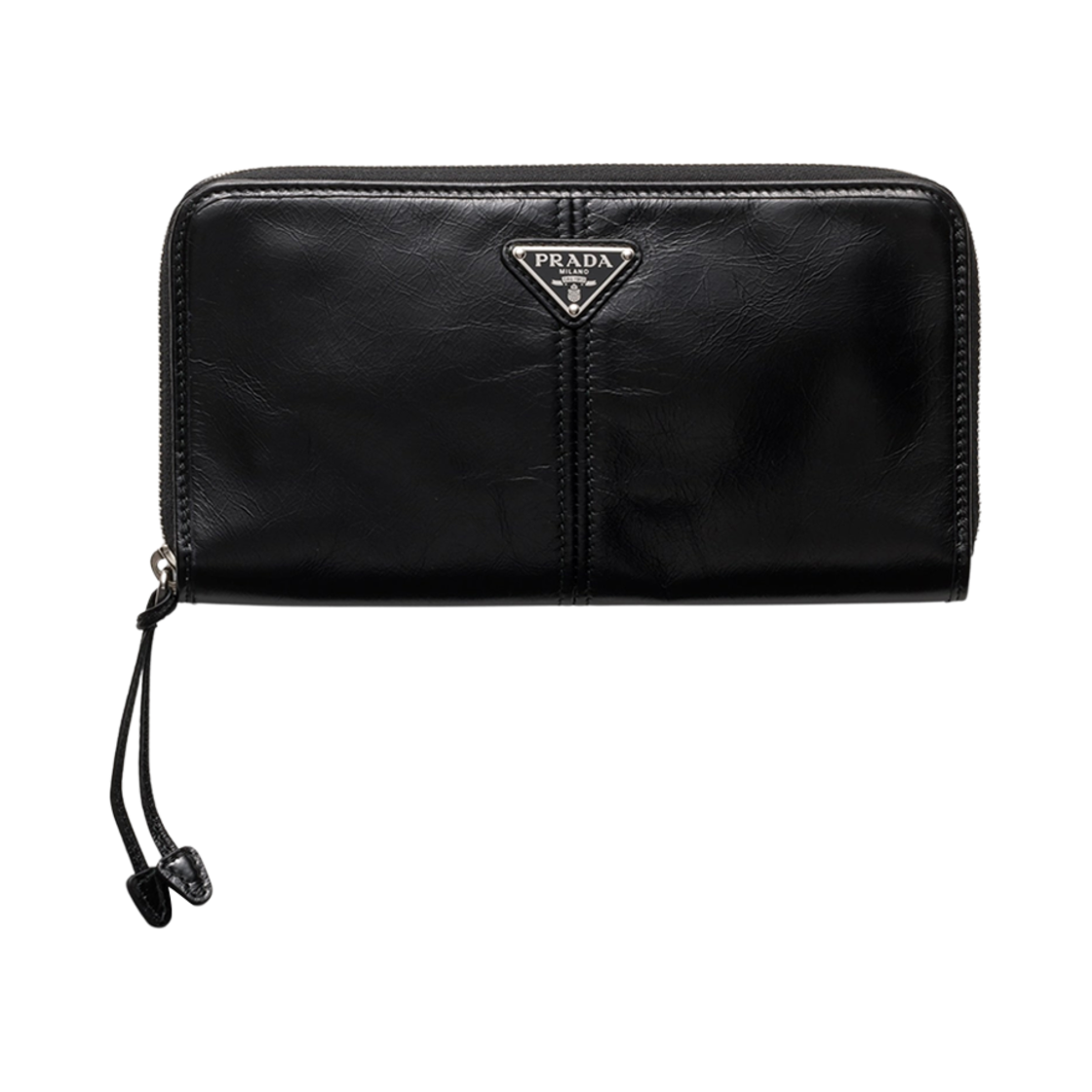 프라다 레더 월렛 블랙(Prada Leather Wallet Black) - 1