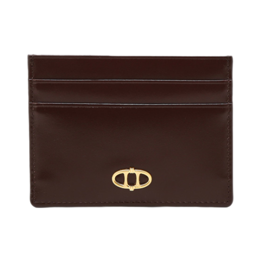 AAHO4F324D3 Athe Vanessabrunoe Leather Card Wallet Dark Win
