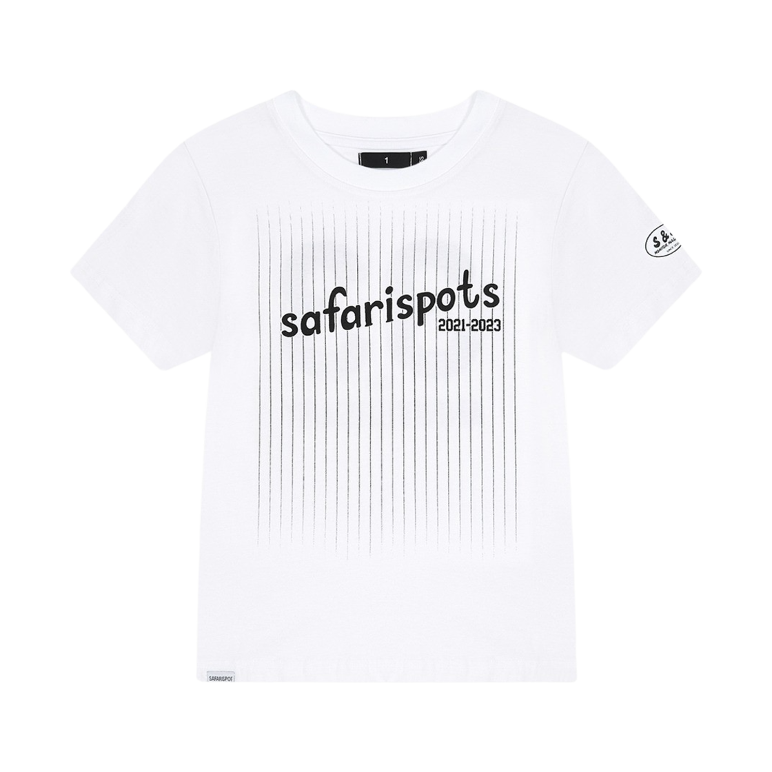 사파리스팟 우먼 1/2 사파리스포츠 매거진 티 화이트