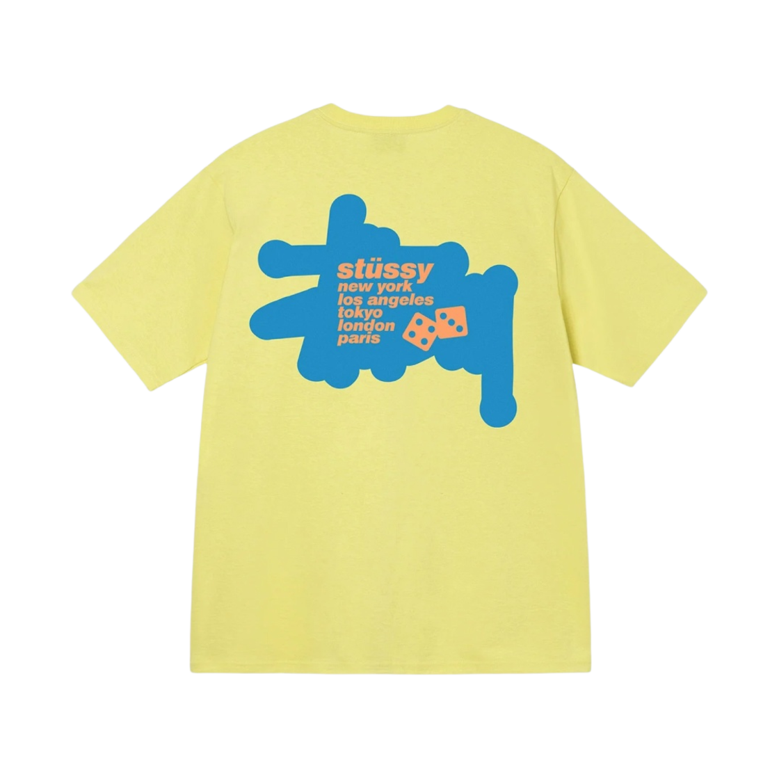 스투시 실루엣 티셔츠 옐로우(Stussy Silhouette T-Shirt Yellow) - 1