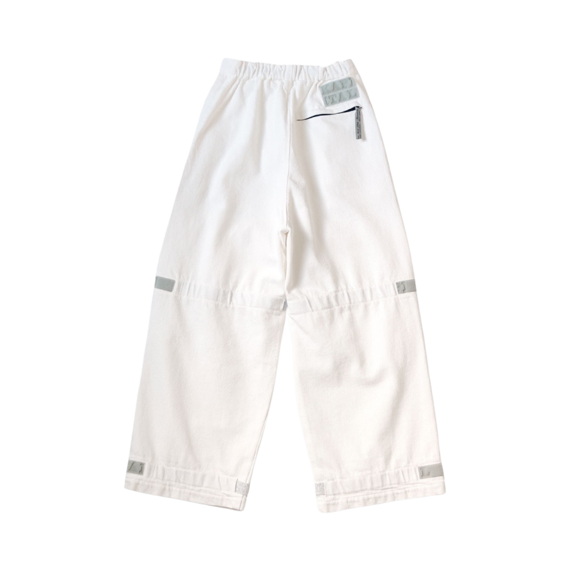 (W) 캐피탈 스트롱 트위스트 헤비 드릴 누벨 셔틀 팬츠 화이트((W) Kapital Strong Twist Heavy Drill Nouvelle Shuttle Pants White) - 2
