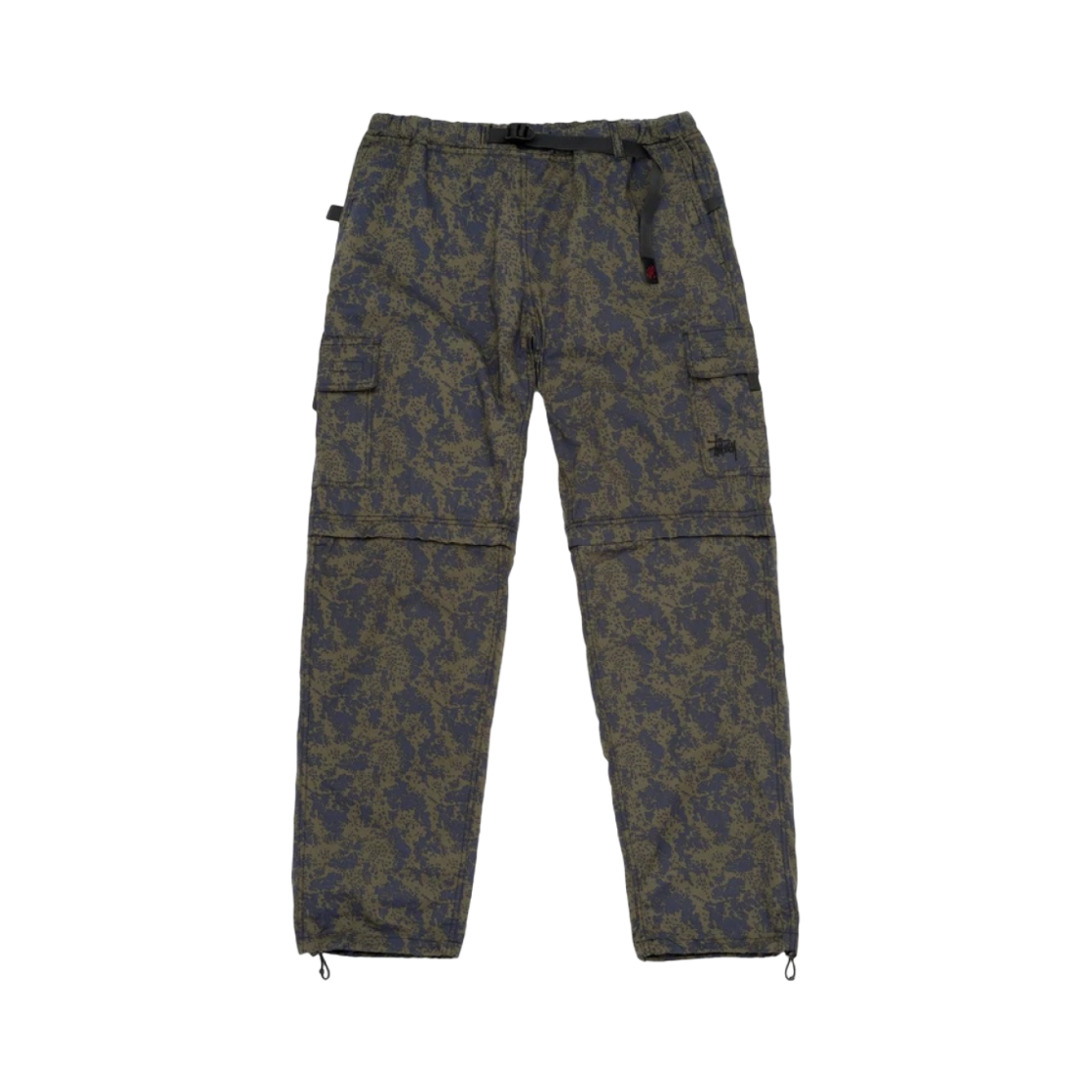 스투시 x 그라미치 카고 집 오프 팬츠 블루