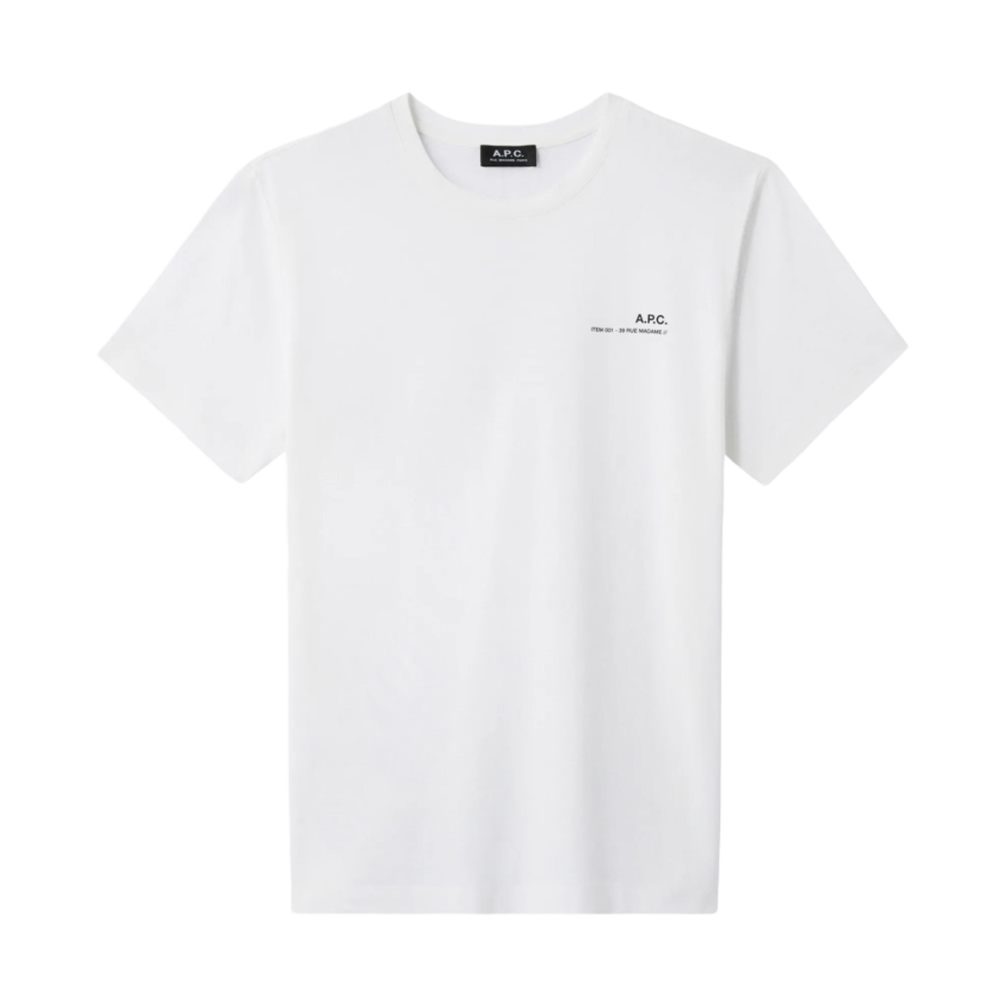 아페쎄 아이템 티셔츠 화이트(A.P.C. Item T-Shirt White)