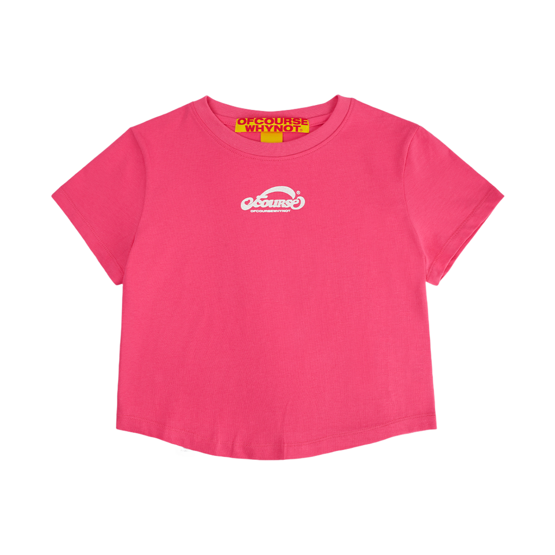 OW42TRF11_PK ofcoursewhynot Your Standard Cropped Top Pink