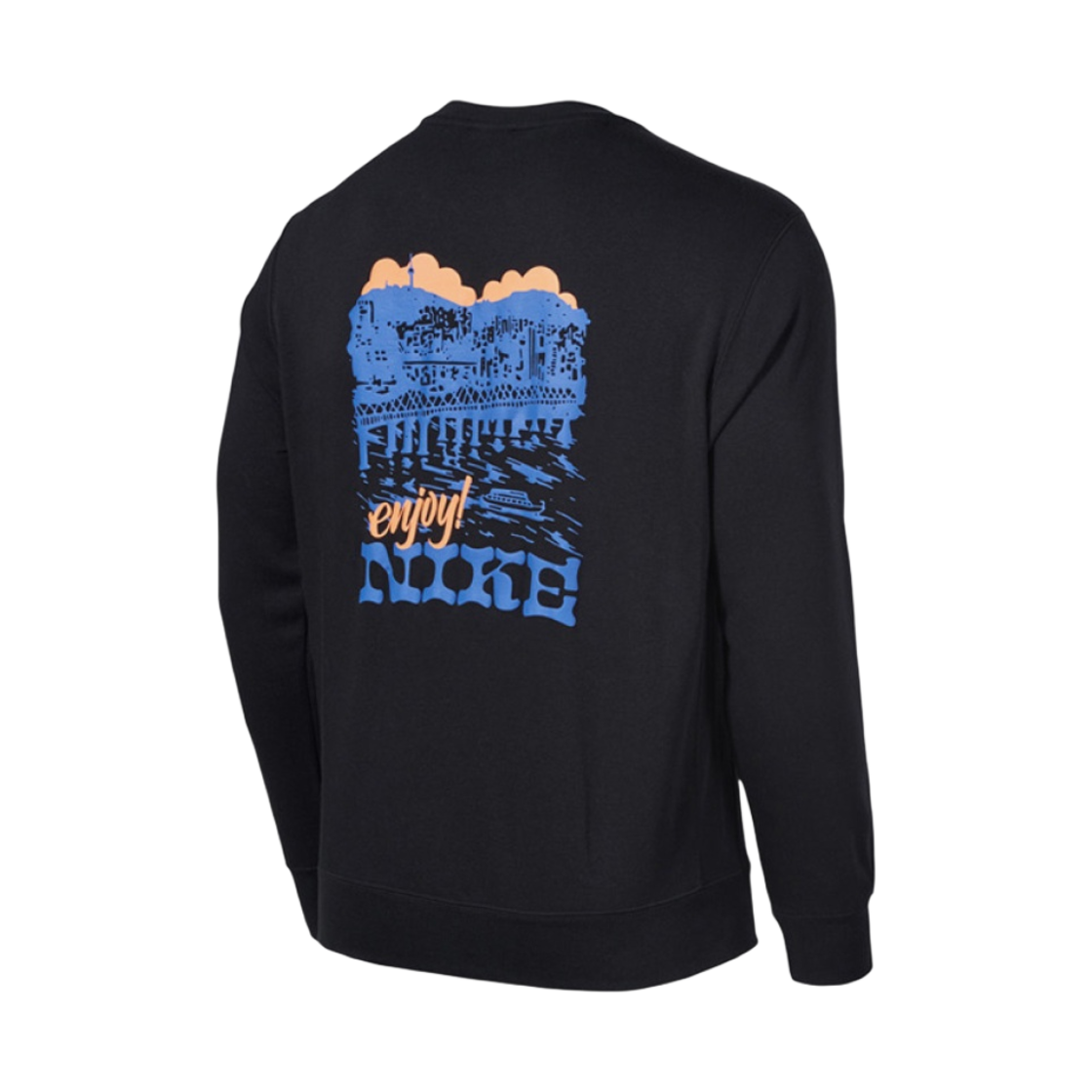 나이키 NSW KR 한강 크루 블랙 - 아시아(Nike NSW KR Han River Crew Black - Asia) - 2