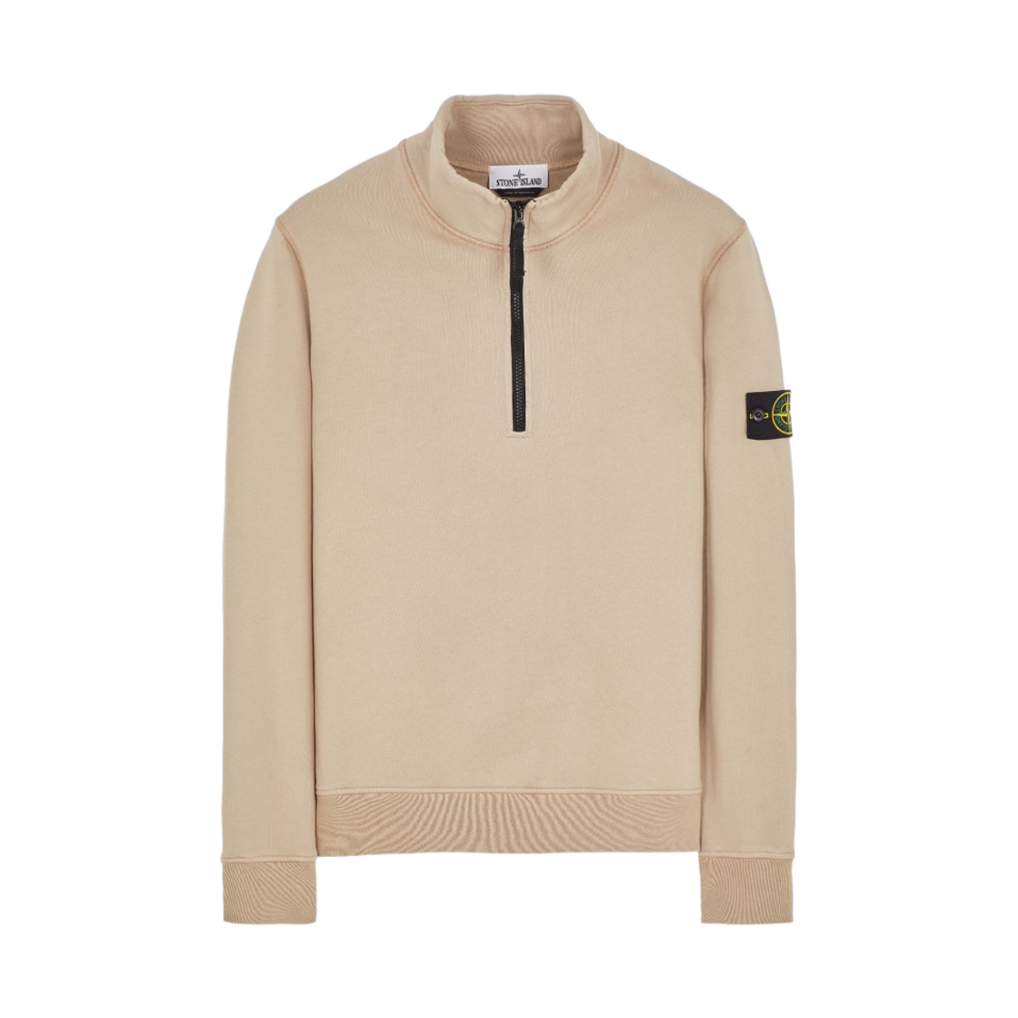 스톤 아일랜드 61951 코튼 플리스 가먼트 다이드 하프 집 스웨트셔츠 도브 그레이 - 23SS(Stone Island 61951 Cotton Fleece Garment Dyed Half Zip Sweatshirt Dove Grey - 23SS) - 1