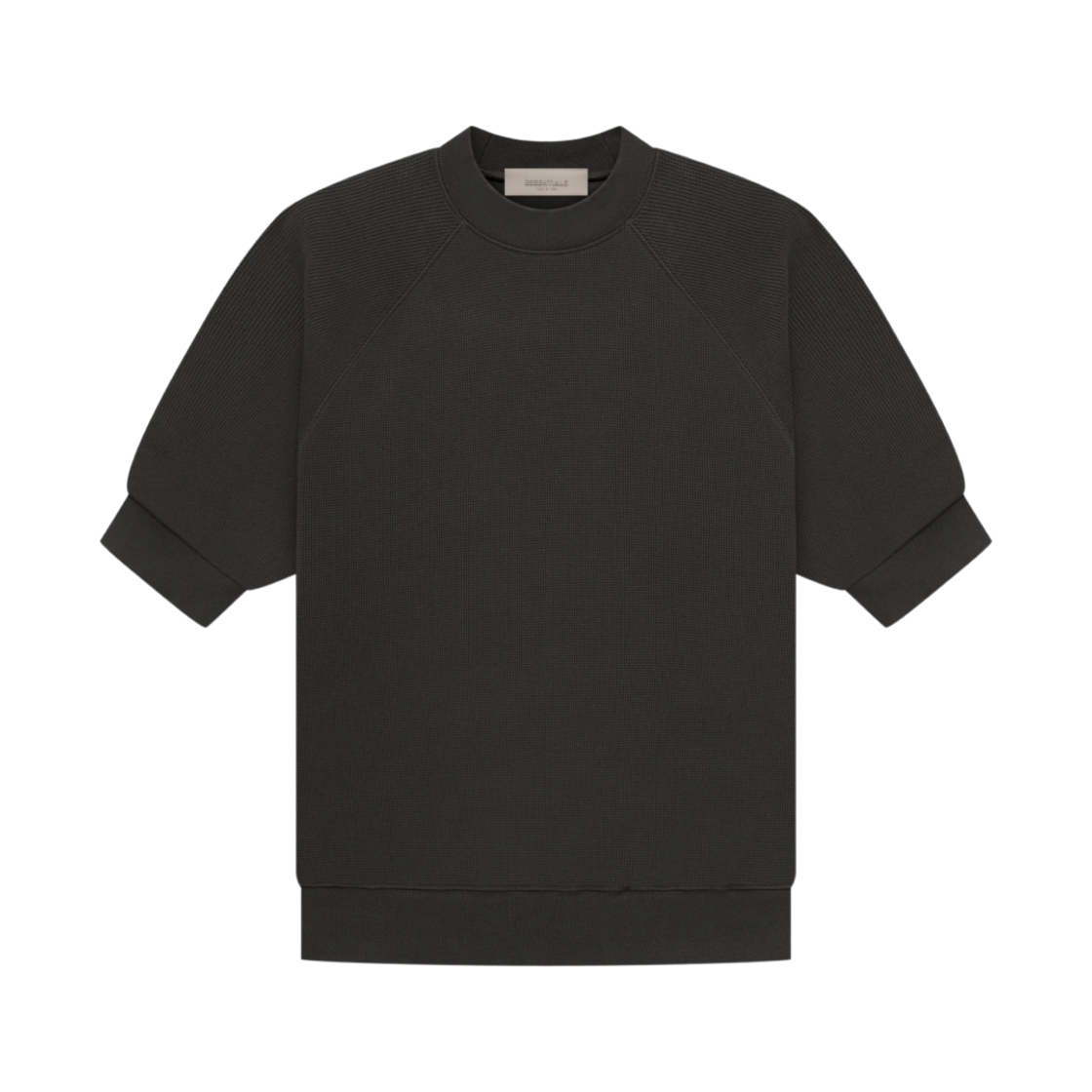 에센셜 숏슬리브 와플 스웨트셔츠 오프 블랙 - 23SS(Essentials SS Waffle Sweatshirt Off-Black - 23SS) - 1