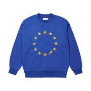 Palace EU-Don Crew Blue - 21FW