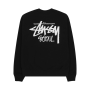 Stussy Stock Seoul Crew Black