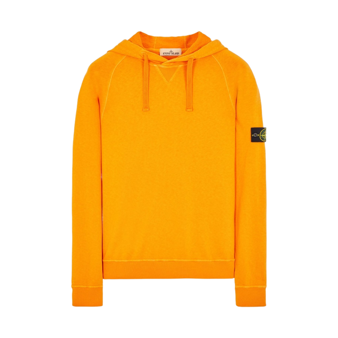 781562160-V0132 Stone Island 62160 Old Treatment Hooded Sweatshirt Orange - 23SS