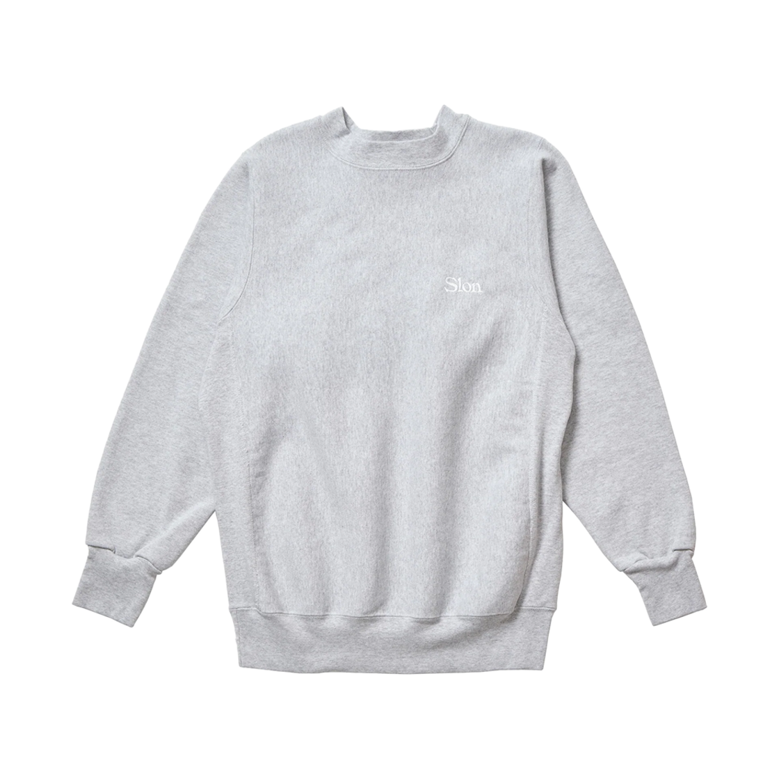 Slon Classic Small Logo Sweatshirt CHERRY DRIVER Slon Classic Small Logo Heavyweight Sweatshirt Ash