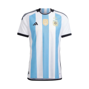 Adidas Argentina 2022 3 Star Home Authentic Jersey White Light Blue - KR Sizing (Non Marking Ver.)