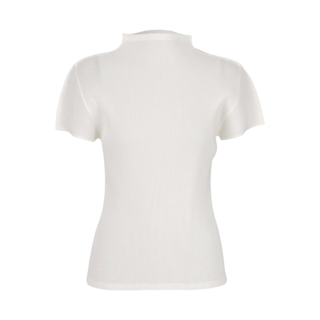 FK105-01 (W) Pleats Please Issey Miyake Mist Basics Top White