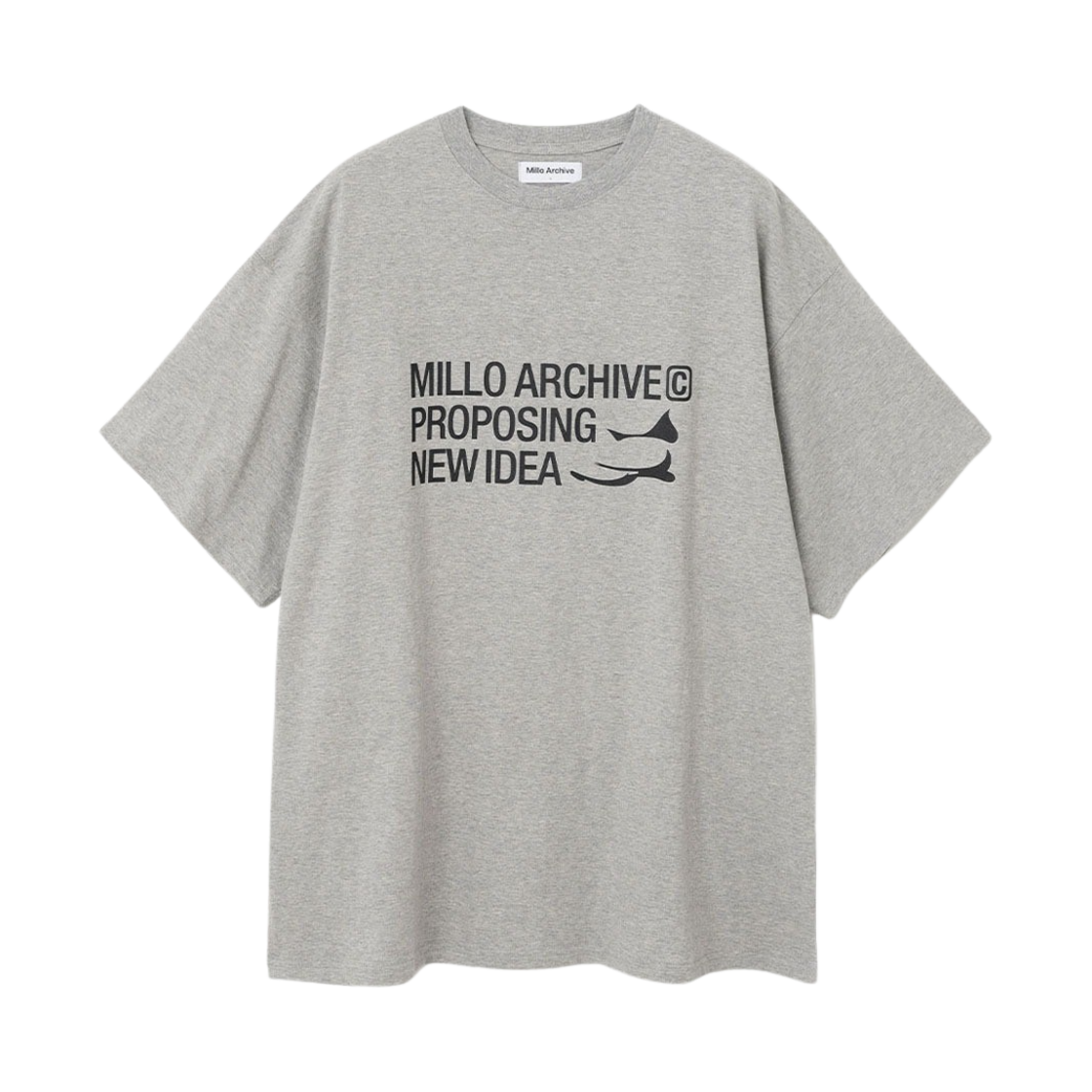 밀로 아카이브 뉴 아이디어 티셔츠 멜란지 그레이