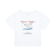 Margarin Fingers Swan Lake T Shirt White
