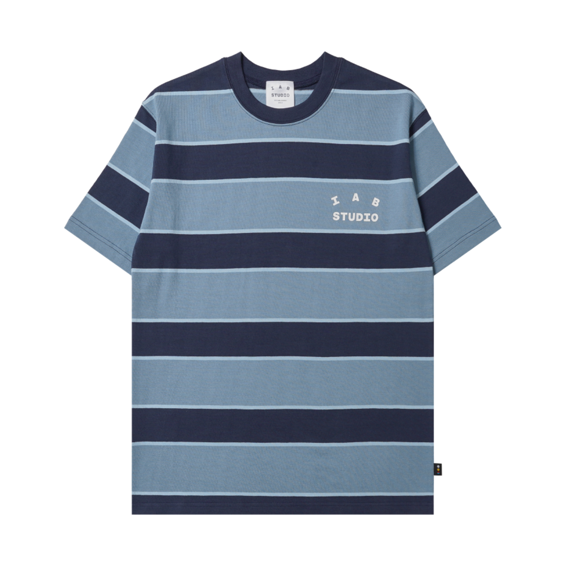 ☆送料無料☆ IAB STUDIO Striped T-Shirt ☆ 아이앱 스튜디오 스트라이프 티셔츠 블루 화이트 | IAB Studio