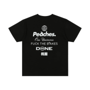 Peaches. Staple T-Shirt Black
