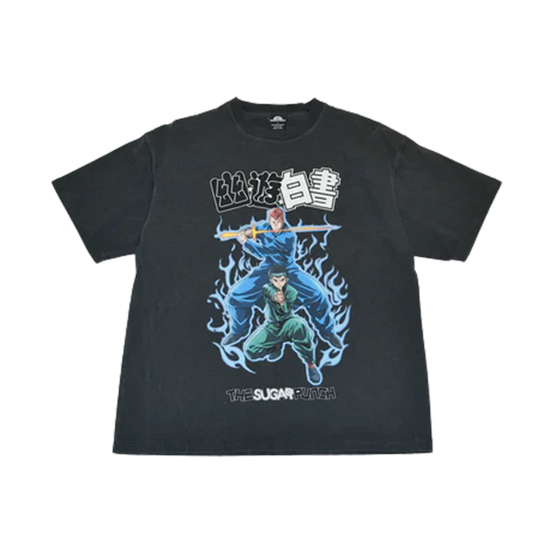 TYUM24AM001 Sugar Punch Yuyouhakusho S/S T-Shirt Yusuke Kuwabara Black