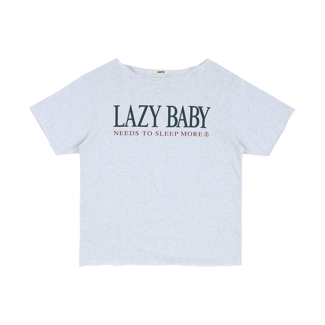 레이지지 레이지 베이비 오프숄더 티셔츠 라이트멜란지(LAZYZ Lazy Baby Off shoulder T Shirt Light Melange) - 1