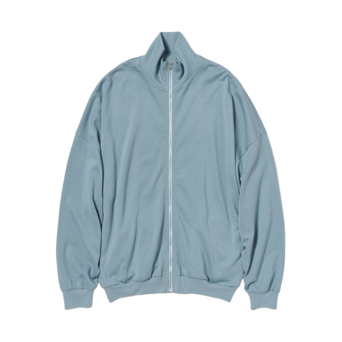 A25SC02CU Auralee Super High Gauge Sweat Zip Cardigan Blue Gray - 25SS