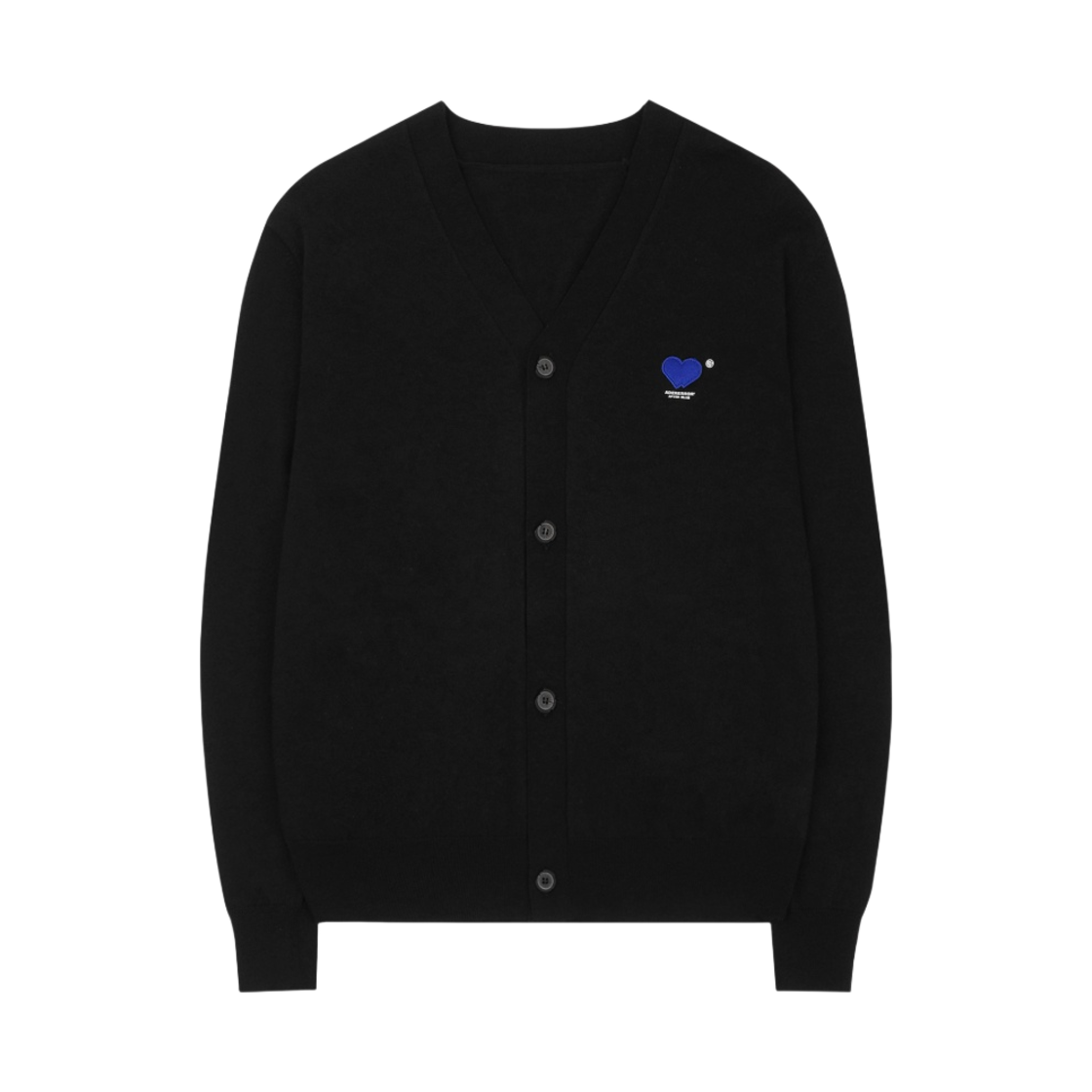 아더에러 트윈 하트 로고 가디건 느와르