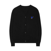 Ader Error Twin Heart Logo Cardigan Noir