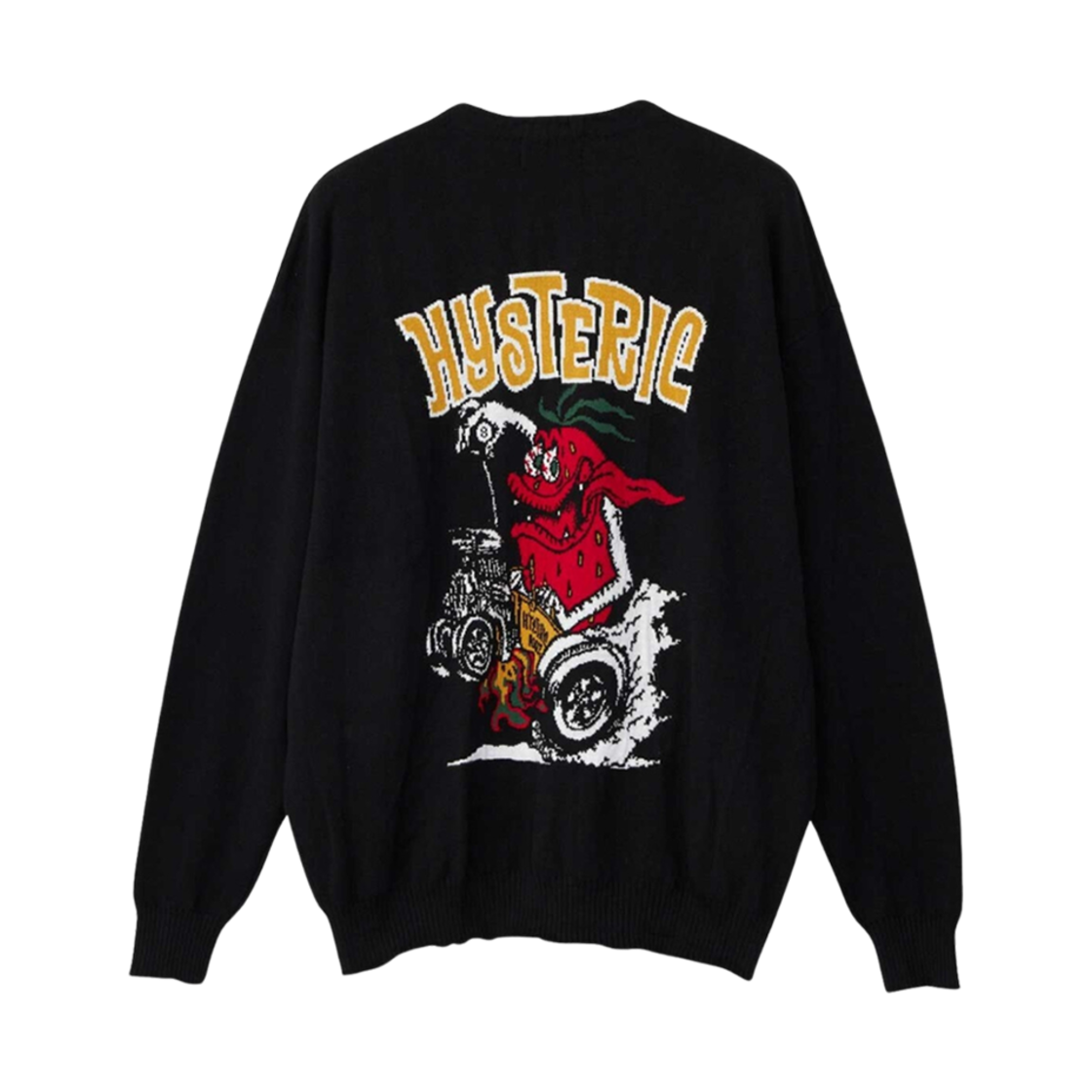히스테릭 글래머 STBM 레이싱 자카드 가디건 블랙(Hysteric Glamour STBM Racing Jacquard Cardigan Black) - 2