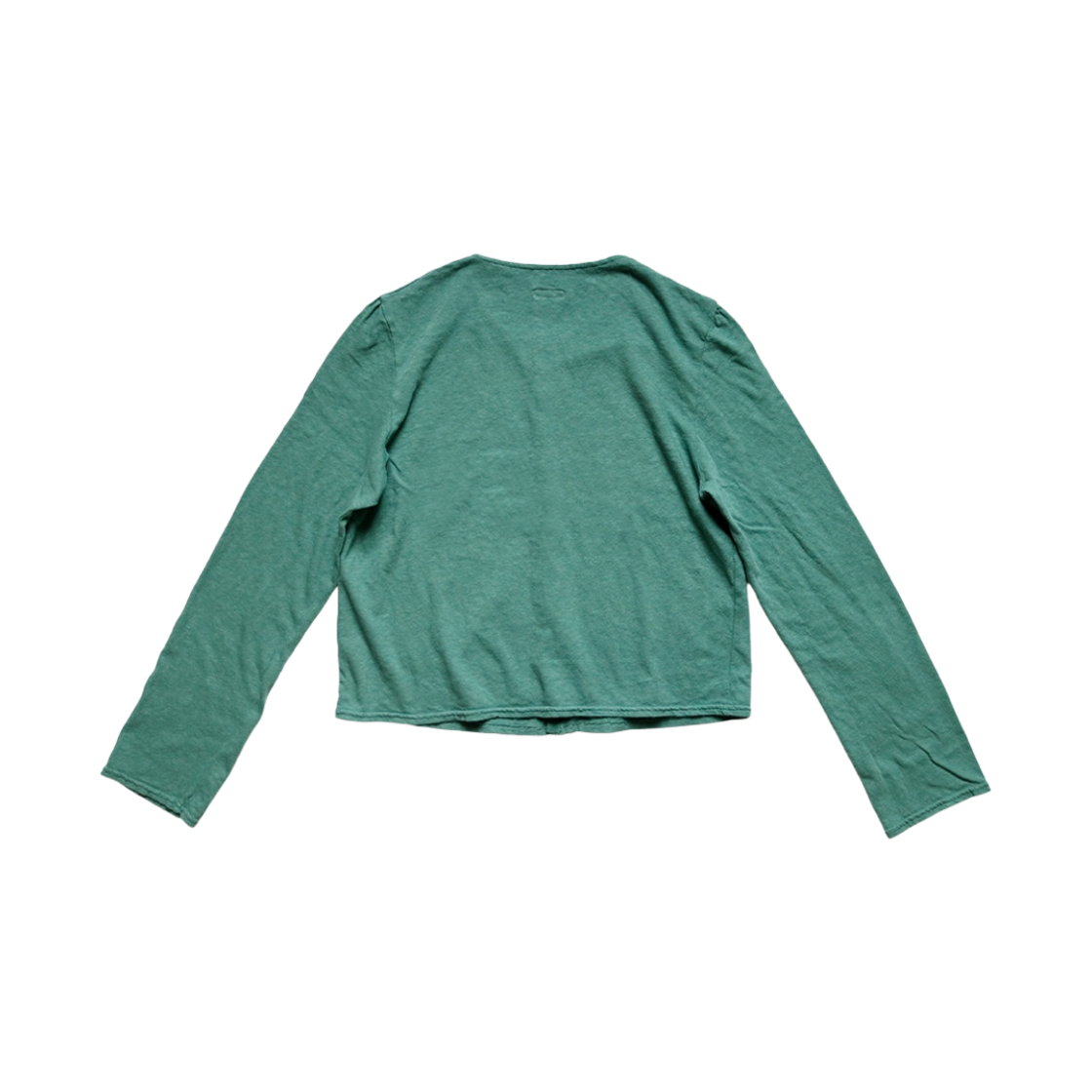 캐피탈 거즈 코튼 시팅 볼레로 가디건 그린(Kapital Gauze Cotton Sheeting Bolero Cardigan Green) - 2