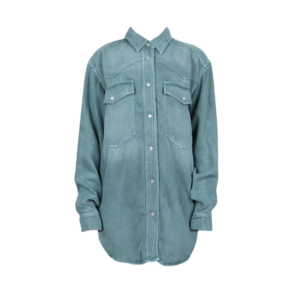 (W) 이자벨 마랑 타니아미 오버사이즈 셔츠 셀라돈 - 22SS((W) Isabel Marant Taniami Oversized Shirt Celadon - 22SS) - 1