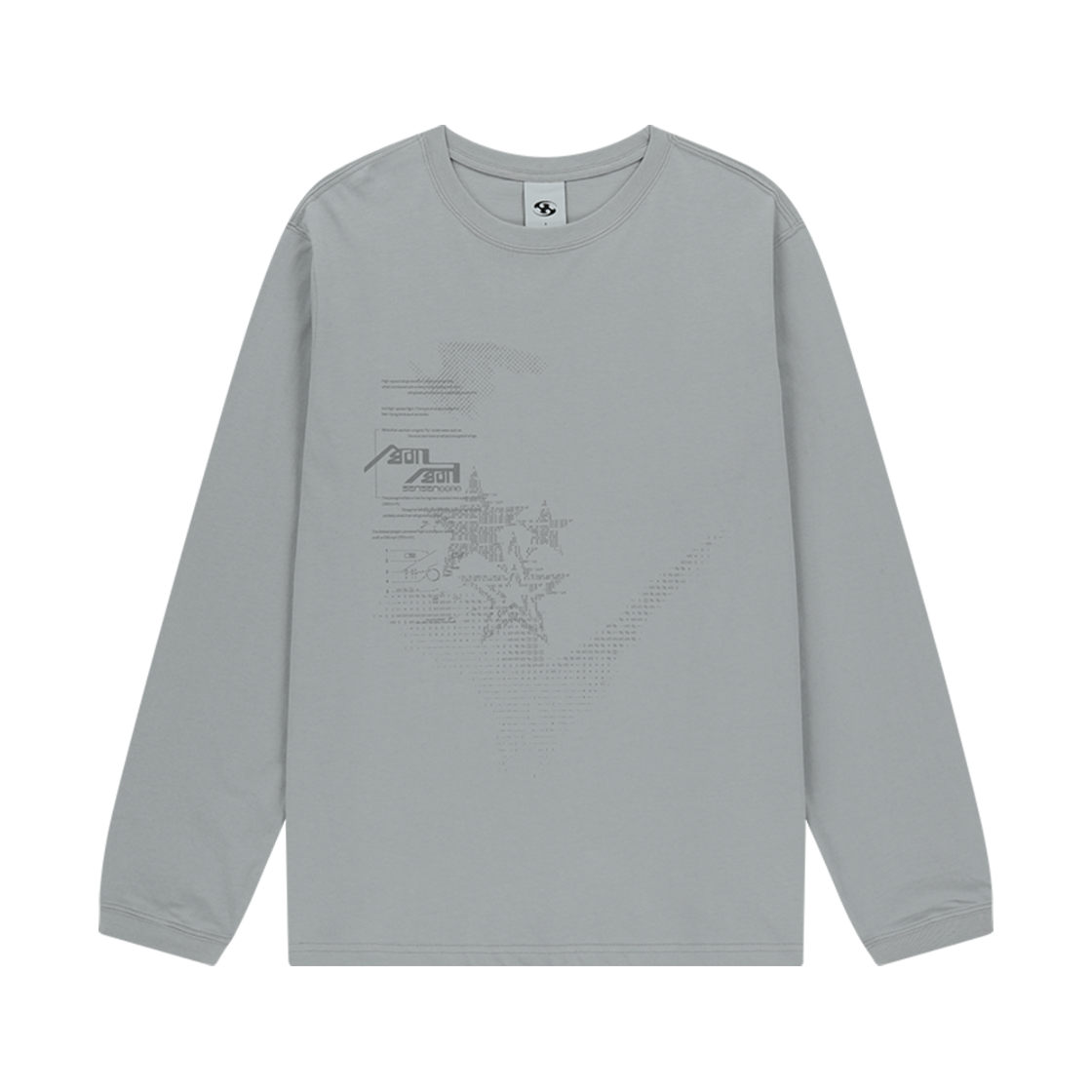 산산기어 시리얼 포트 롱 슬리브 라이트 그레이 - 25SS(Sansan Gear Serial Port Long Sleeves Light Grey - 25SS) - 1