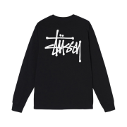 Stussy Basic Stussy LS T-Shirt Black 2021