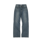 (W) Low Classic Slim Boot-Cut Jeans Light Blue