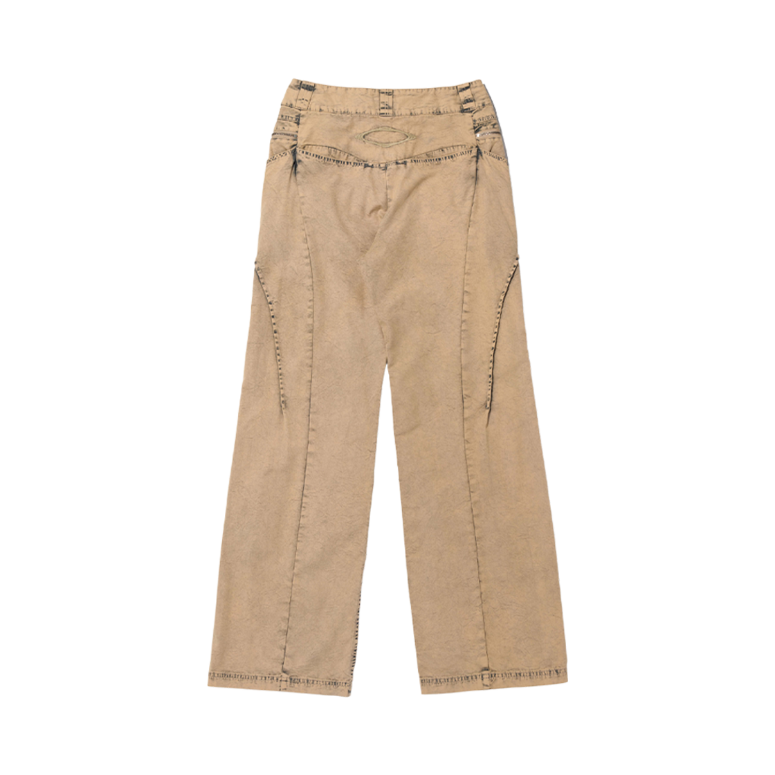 (W) 미스치프 블리치드 핀턱 팬츠 블리치드 머드((W) Mischief Bleached Pintuck Pants Bleached Mud) - 2