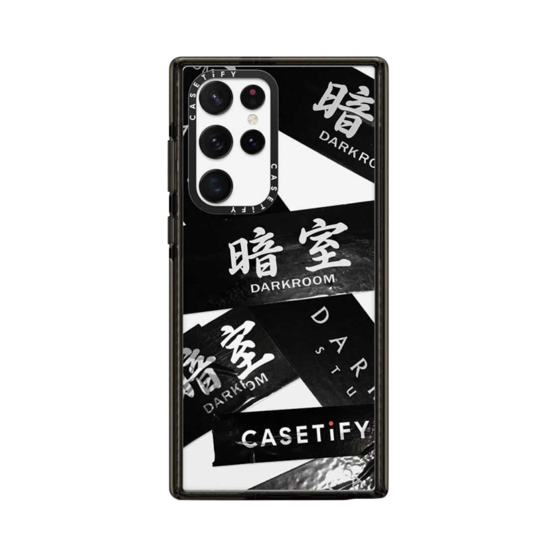 케이스티파이 x 다크룸 스튜디오 테이프 임팩트 갤럭시 케이스 클리어 블랙(Casetify x Darkr8m Studio Tape Impact Galaxy Case Clear Black) - 4