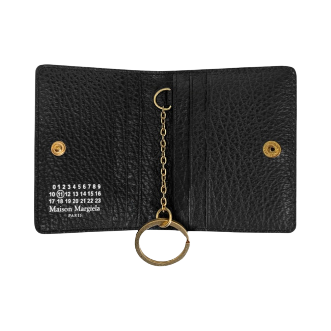 S56UI0128P0399H8138 Maison Margiela Keyring Wallet Black - #2