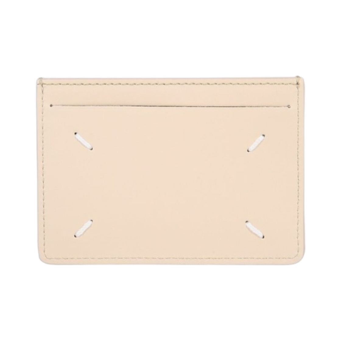 SA1VX0007P4745T2086 Maison Margiela Four Stitch Card Holder Beige