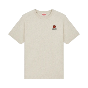 Kenzo Boke Flower Crest T-Shirt Pale Grey