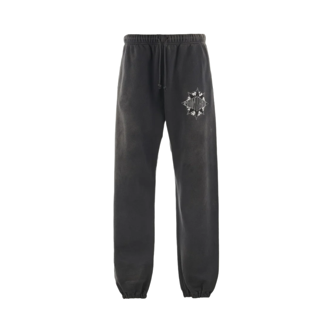 세인트 마이클 x 데님 티어스 티어스 스웨트 팬츠 블랙