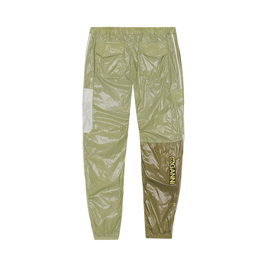 (W) 가니 x 66노스 라우가베그르 라이트 트라우저 그린 살비아((W) Ganni x 66 North Laugavegur Light Trousers Green Salvia) - 2
