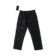 Hansroom Chrome Hearts Double Knee Leather Carpenter Pants