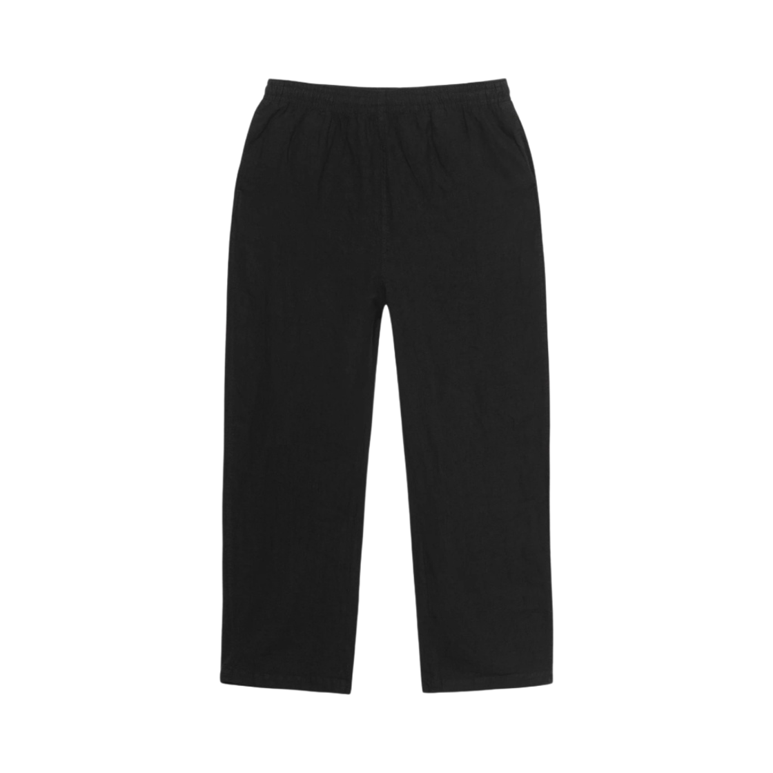 스투시 x 아워레가시 워크샵 리듀스드 트라우저 오버다이드 블랙 리넨