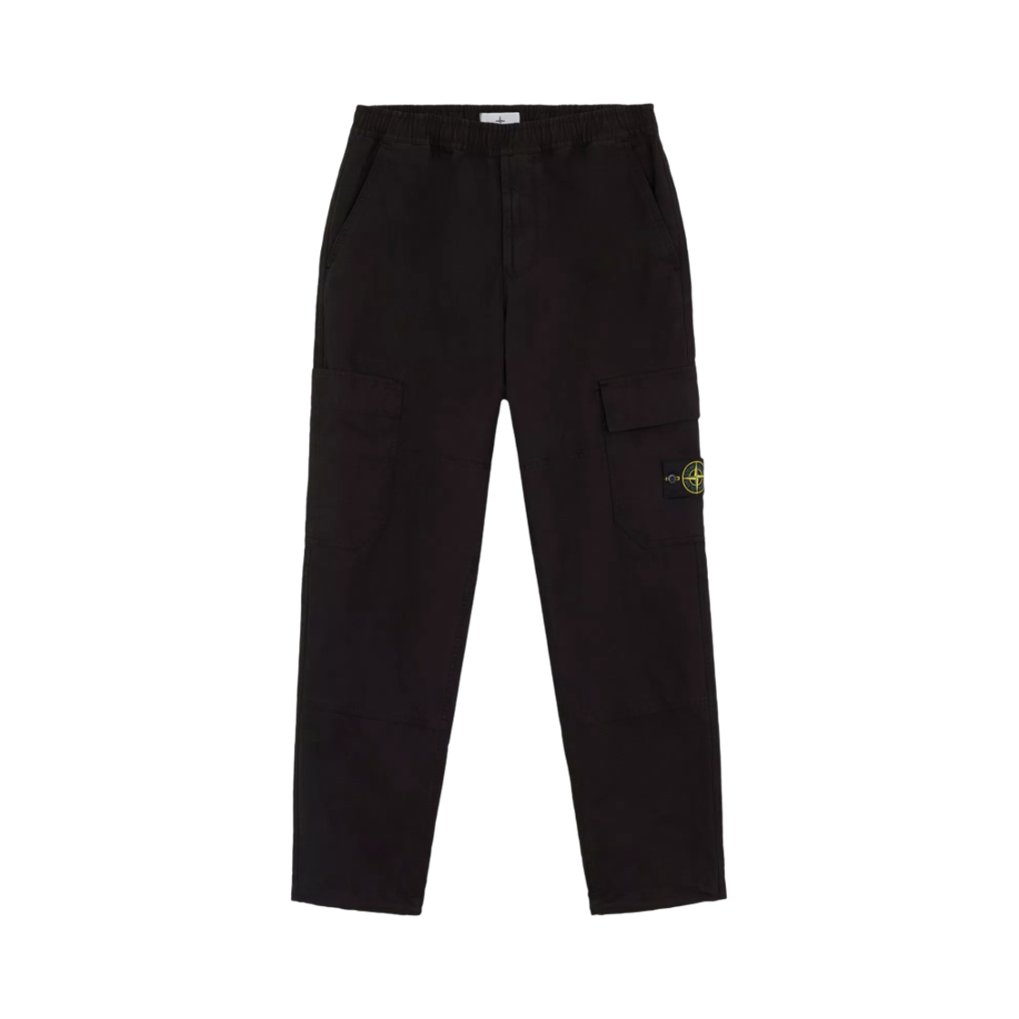811532212-V0029 Stone Island 32212 Cotton Ripstop Relaxed Fit Chino Pants Black - 24FW