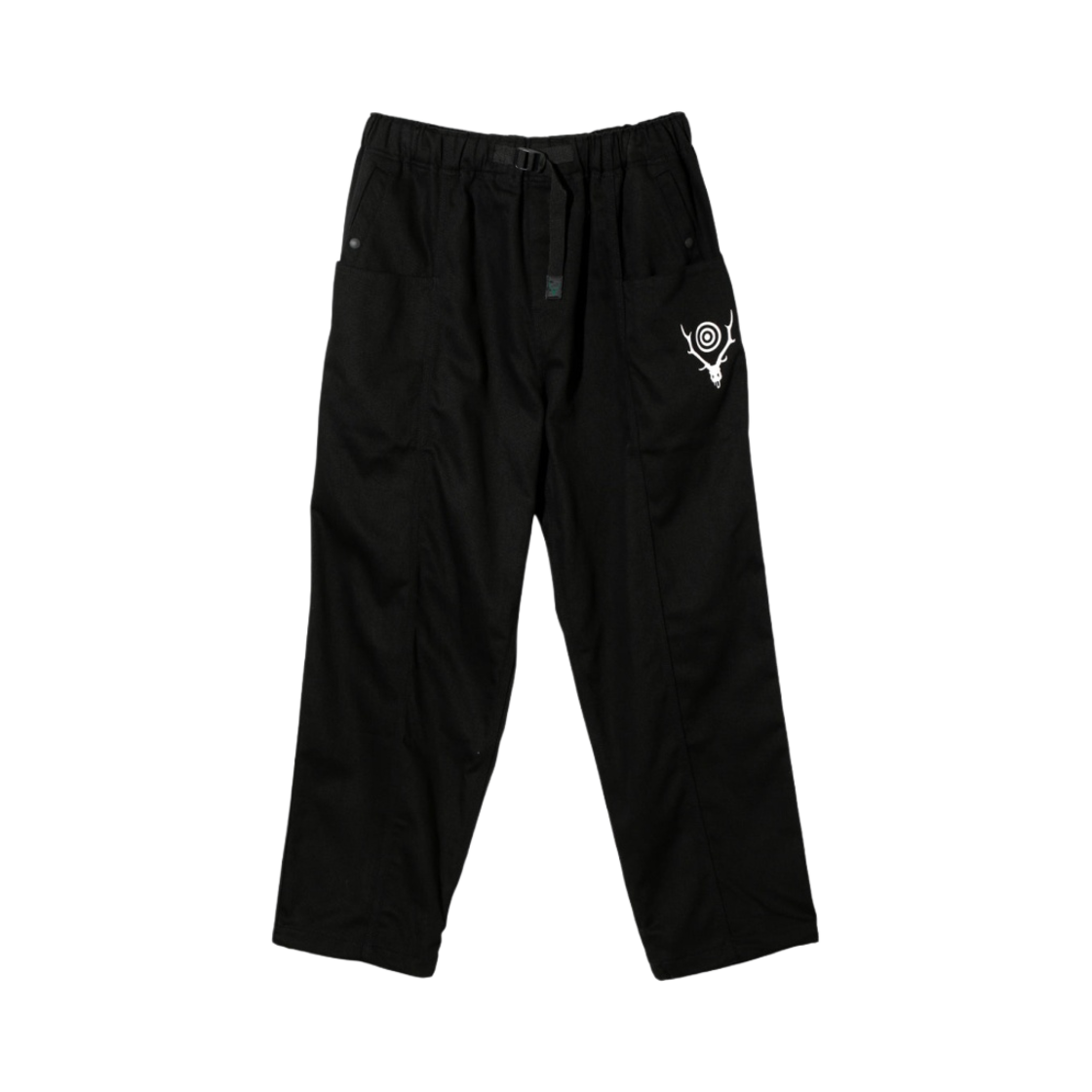 사우스2 웨스트8 벨티드 C.S. 팬츠 코튼 트윌 블랙