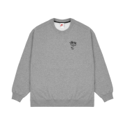 Nike x Stussy NRG ZR Fleece Crewneck Heather Grey - Asia